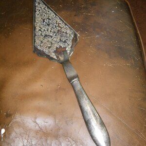 Vintage Raimond Silver Plate Ornate Serving Utensil - Japan - Lovely Patina!